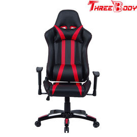 中国 専門の競争の座席オフィスの椅子、黒くおよび赤いPCの世界の賭博の椅子 工場