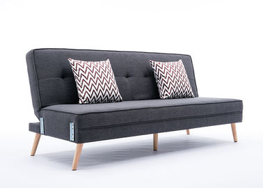 中国 黒い灰色色の安定した現代的な寝室の家具2のSeaterの生地のソファー 工場