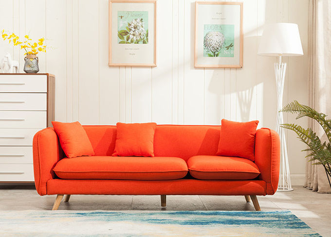 倍数は現代的な寝室の家具のモジュラー生地の部門別のソファーを着色します