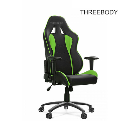 Mobile Green And Black Gaming Chair , PU Leather Racing Seat Desk Chair