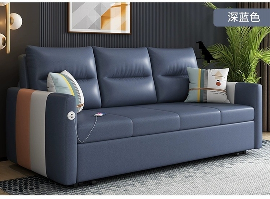 Jieshun Furniture Double Retractable Folding Dual-Purpose Multi-Functional Living Room Sofa Bed