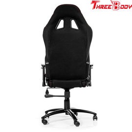 Big Loading Capacity Race Car Gaming Chair , Red And Black Computer Chair
